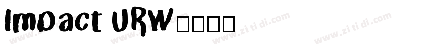 Impact URW字体转换